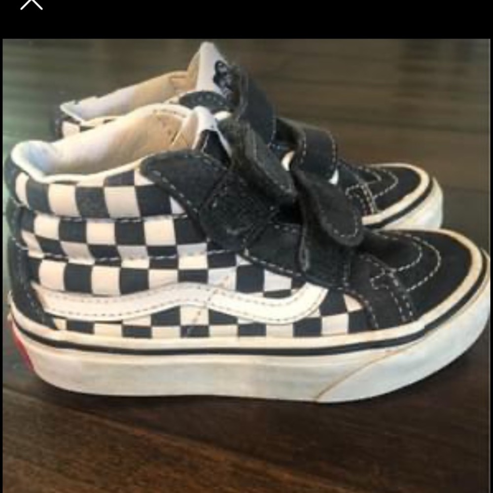 Checkered vans size 10.5 only worn a few times!